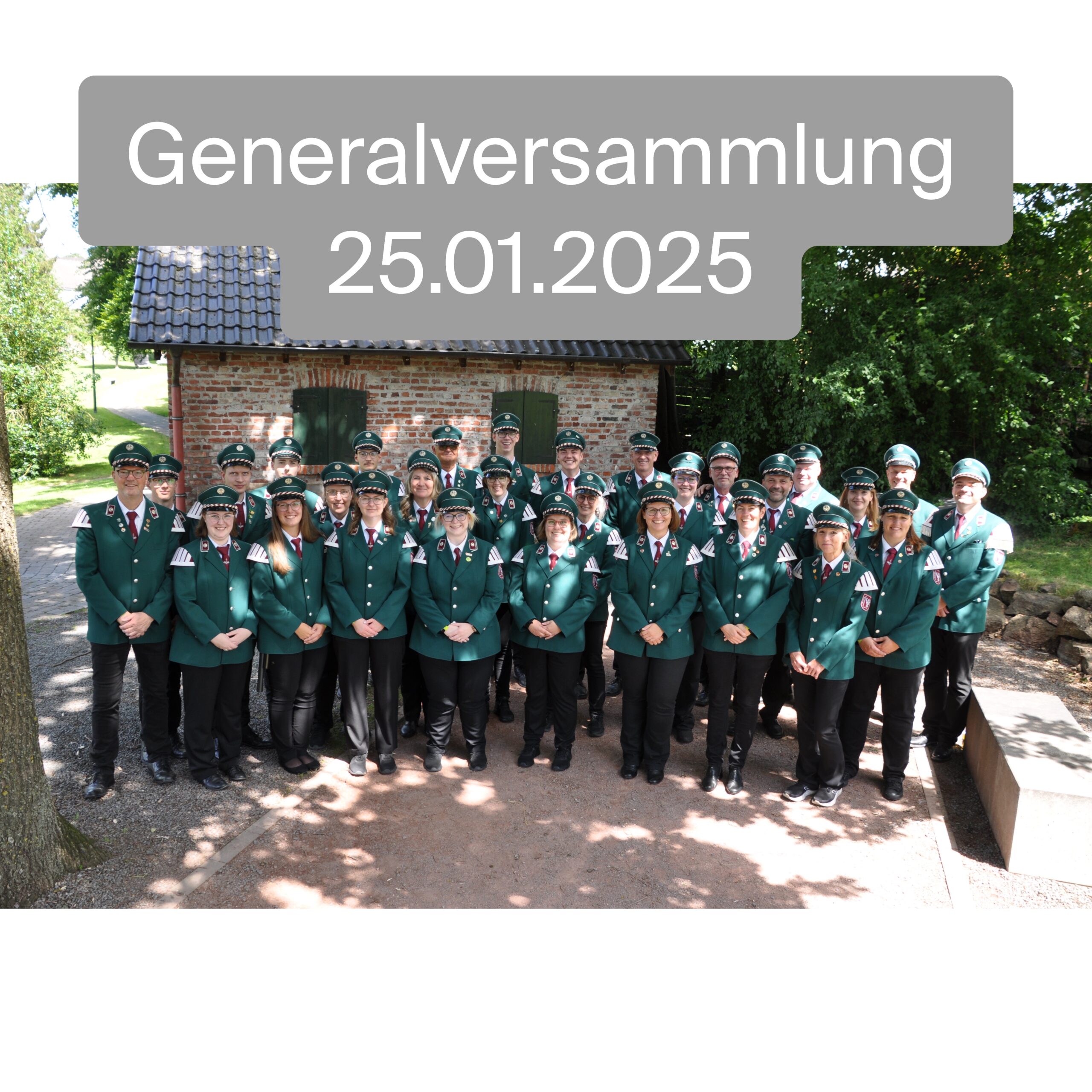 Einladung Generalversammlung 25.01.2025